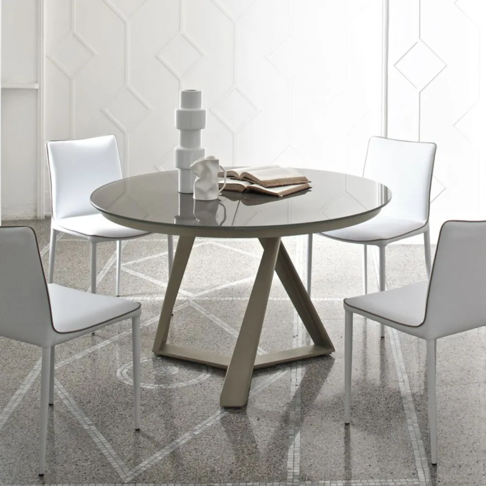 Mesa redonda Bontempi Millennium Clear