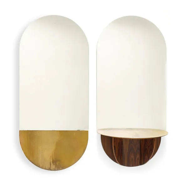 Mirror with shelf Mogg Brame