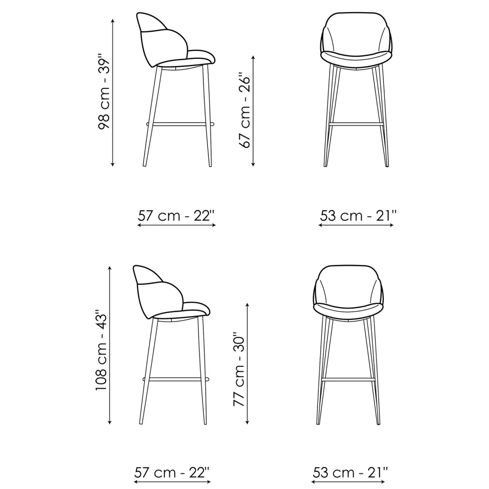 Stool Bonaldo My Way Too