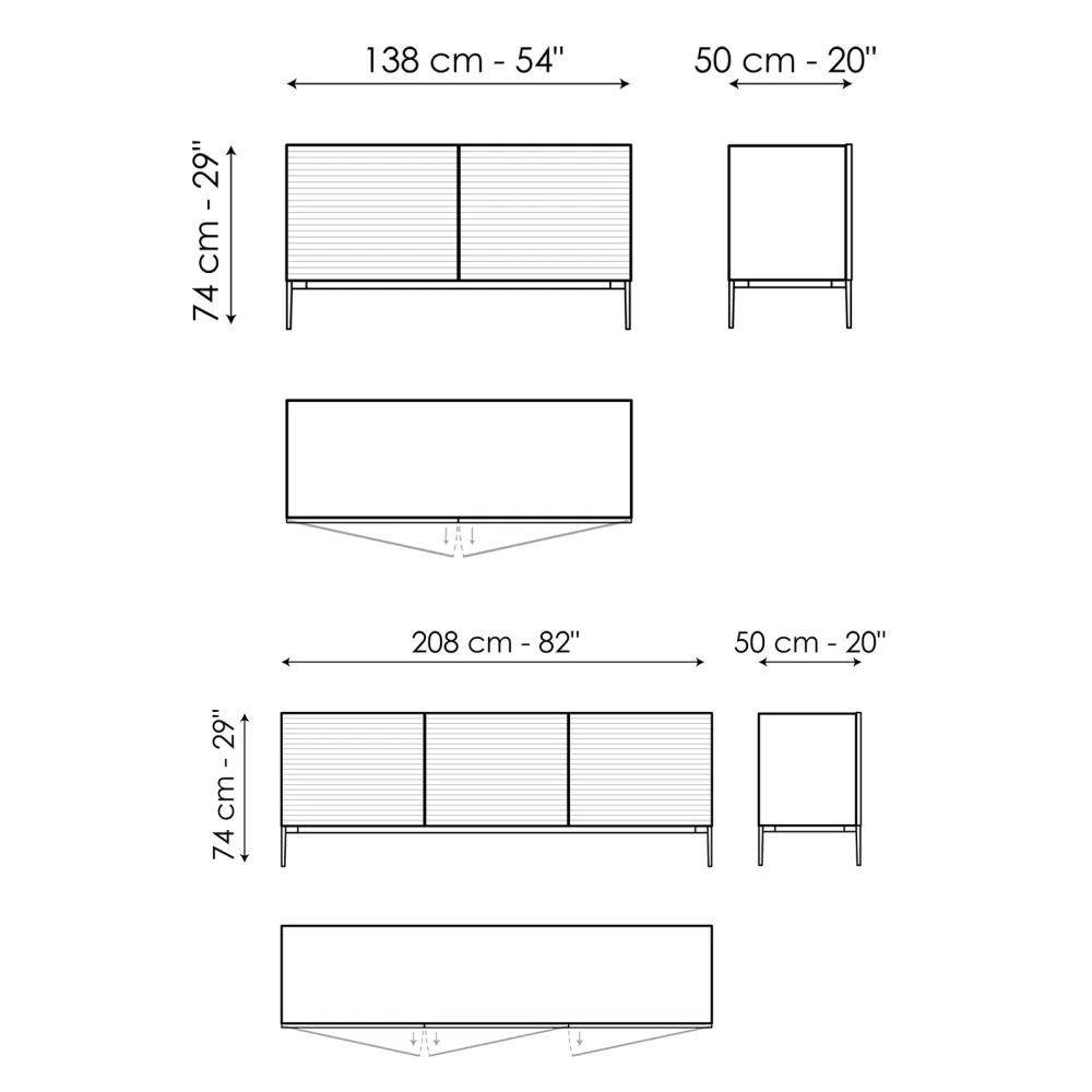 Anrichte Bonaldo Ruler