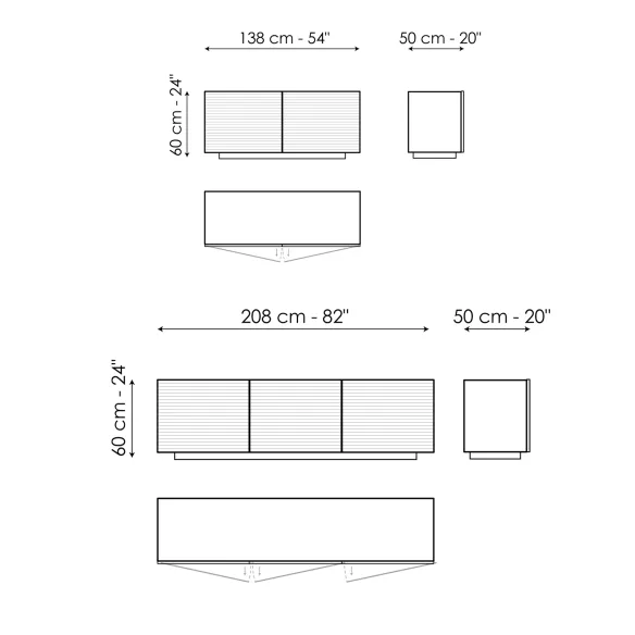 Buffet Bonaldo Ruler