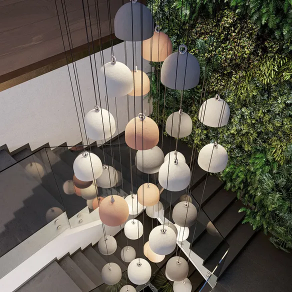 Diesel Living with Lodes Suspension Lamp Urban Concrete