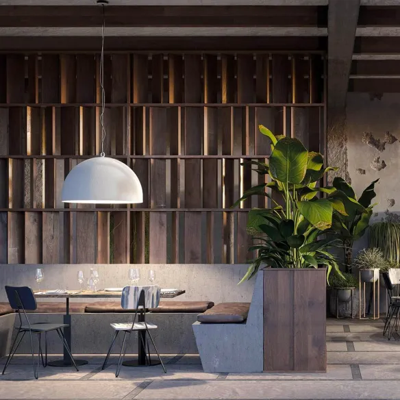 Diesel Living with Lodes Suspension Lamp Urban Concrete