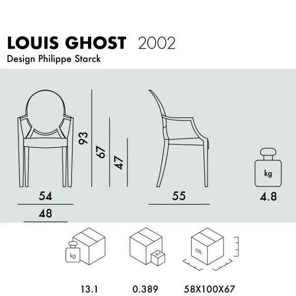 Kartell Louis Ghost Sessel