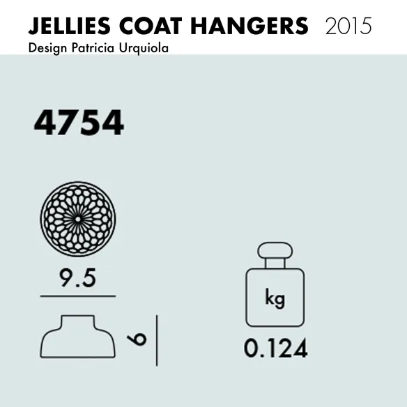 Kartell Jellies Coat Hangers Perchas de ropa