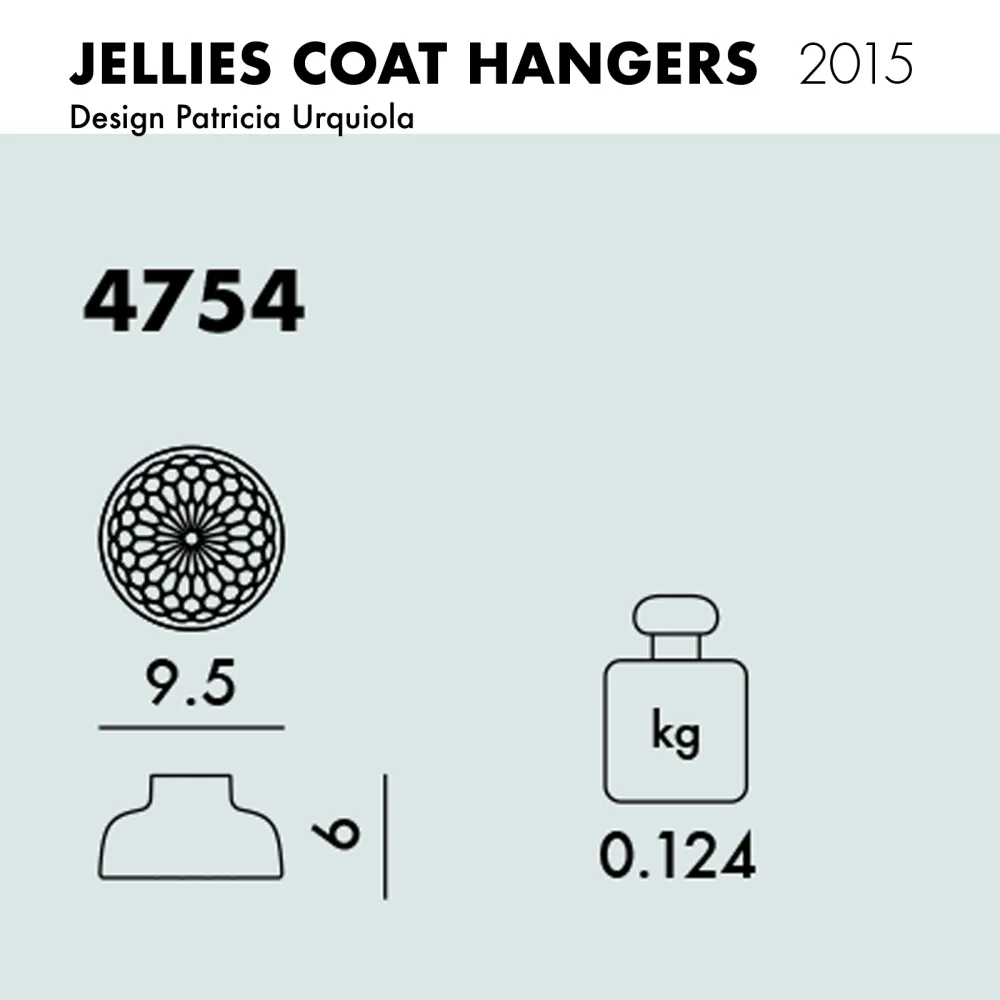 Kartell Jellies Coat Hangers Perchas de ropa