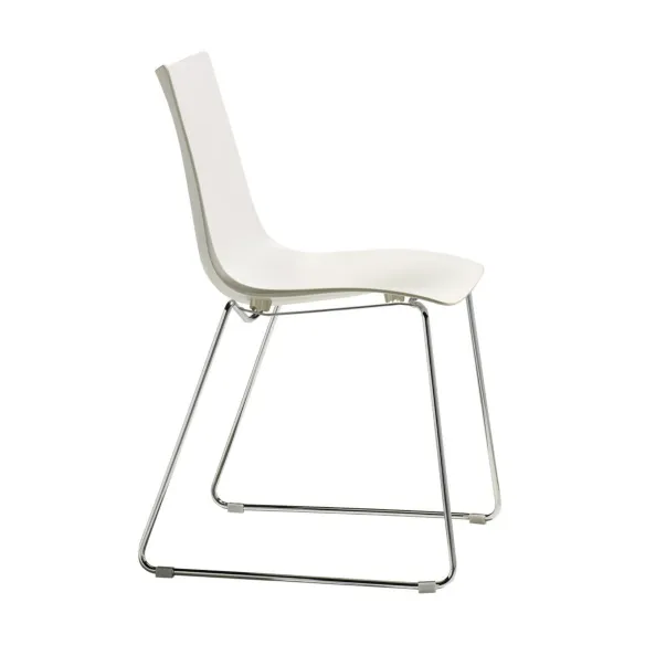 Chaise SCAB Design Zebra Traîneau