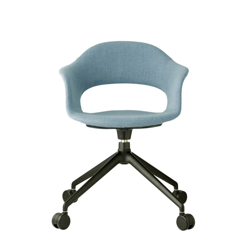 Stuhl SCAB Design Lady B Pop mit Rädern