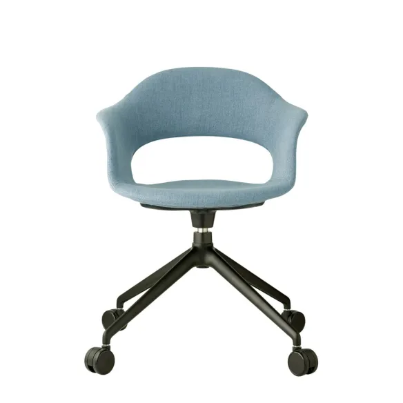 Stuhl SCAB Design Lady B Pop mit Rädern