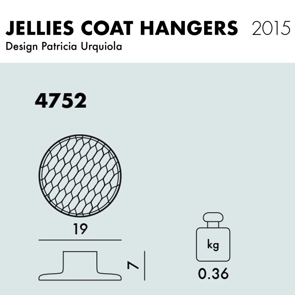 Kartell Jellies Coat Hangers Perchas de ropa Big
