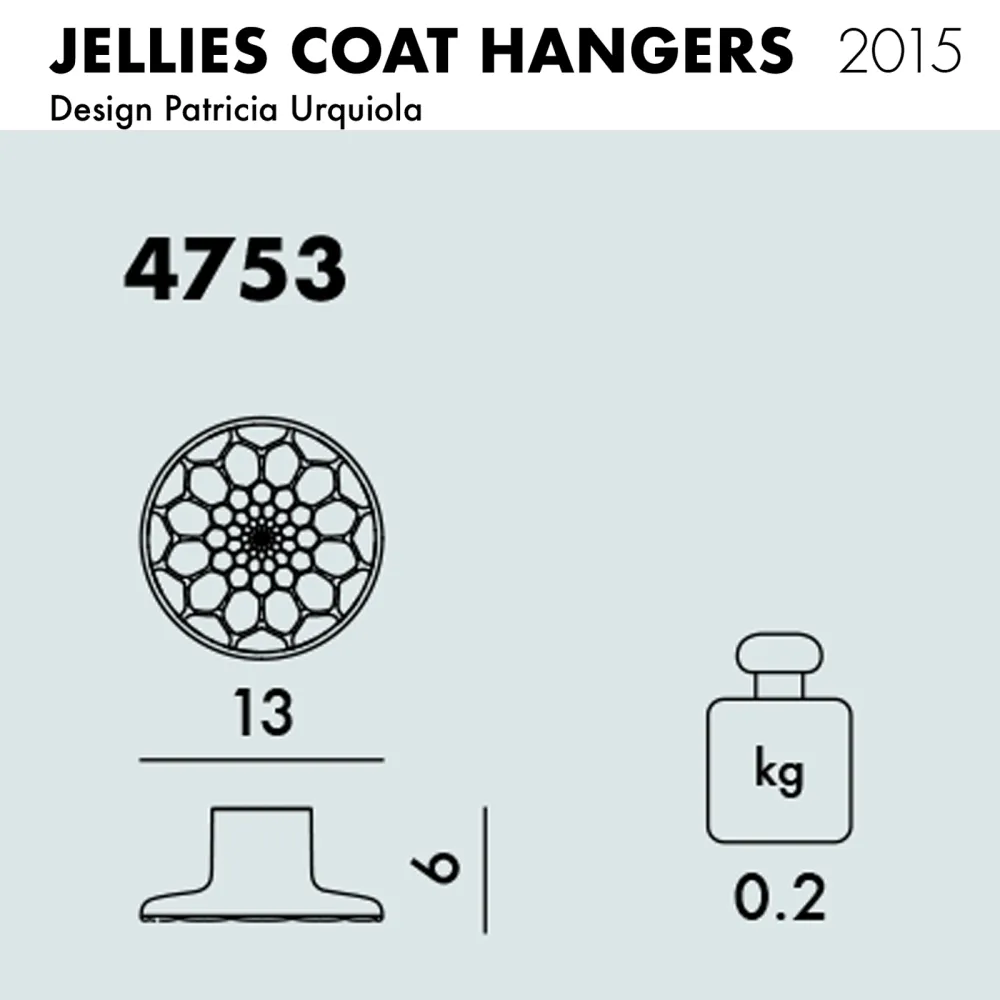 Kartell Jellies Coat Hangers Appendiabiti Medium