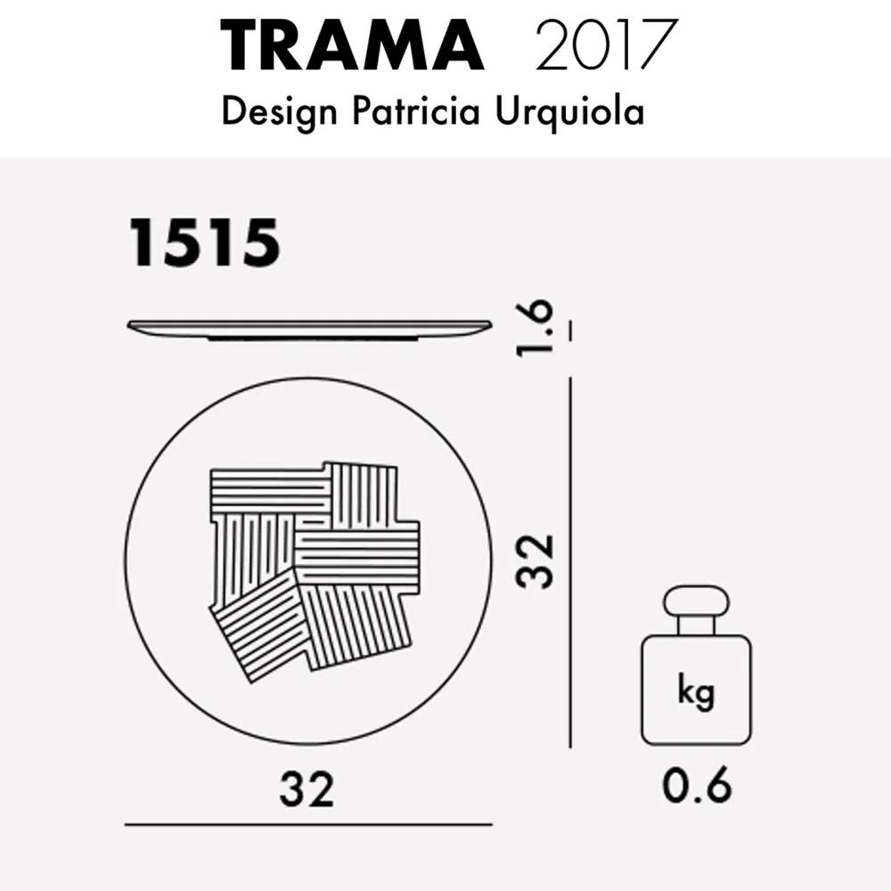 Kartell Trama Unterplatte