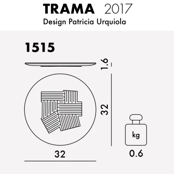 Kartell Trama Unterplatte