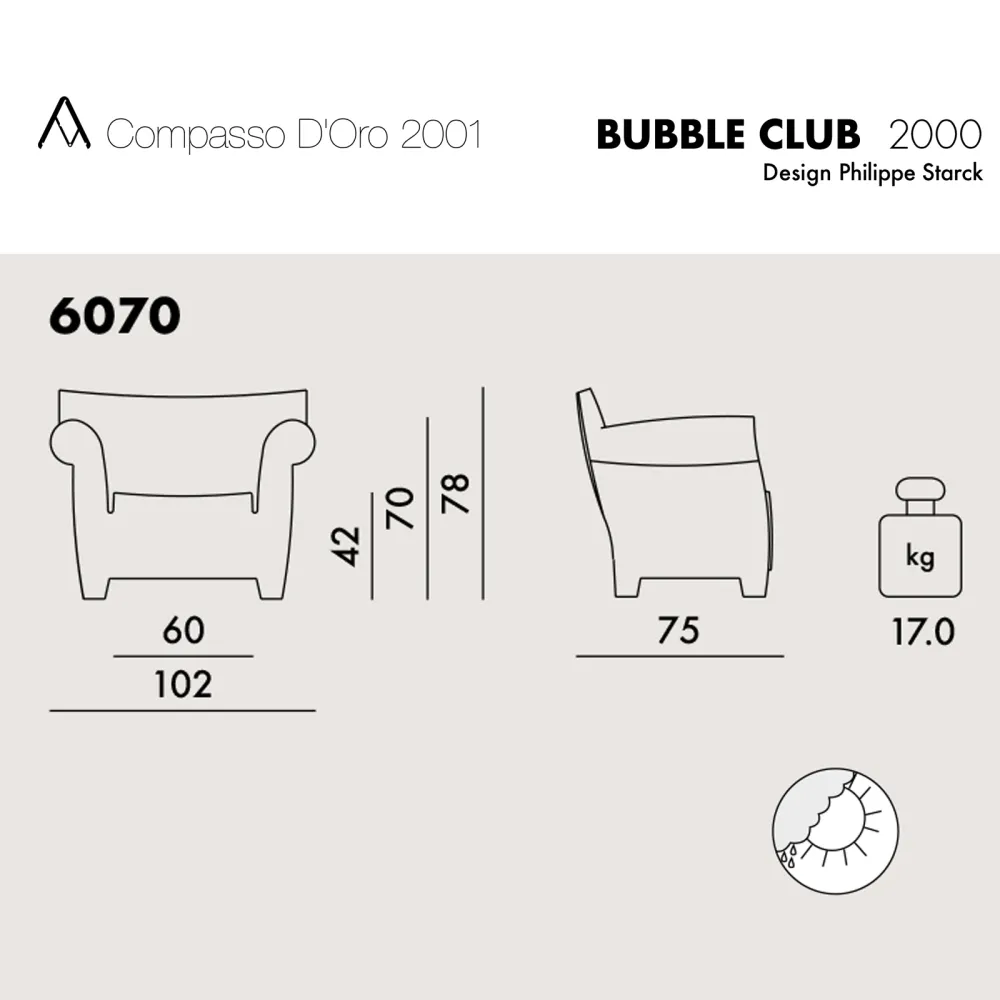 Kartell Bubble Club Poltrona