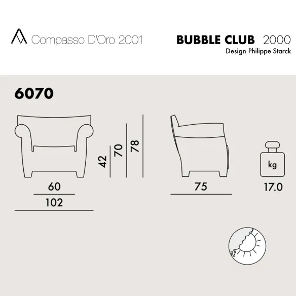 Kartell Bubble Club Poltrona