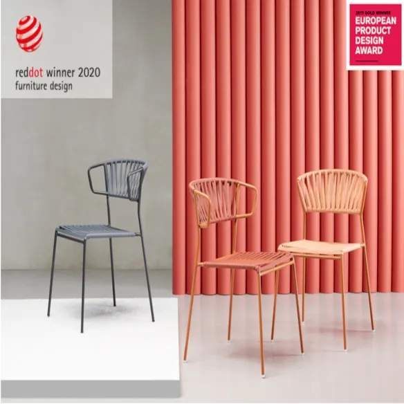 Sedia SCAB Design Lisa Club con Braccioli