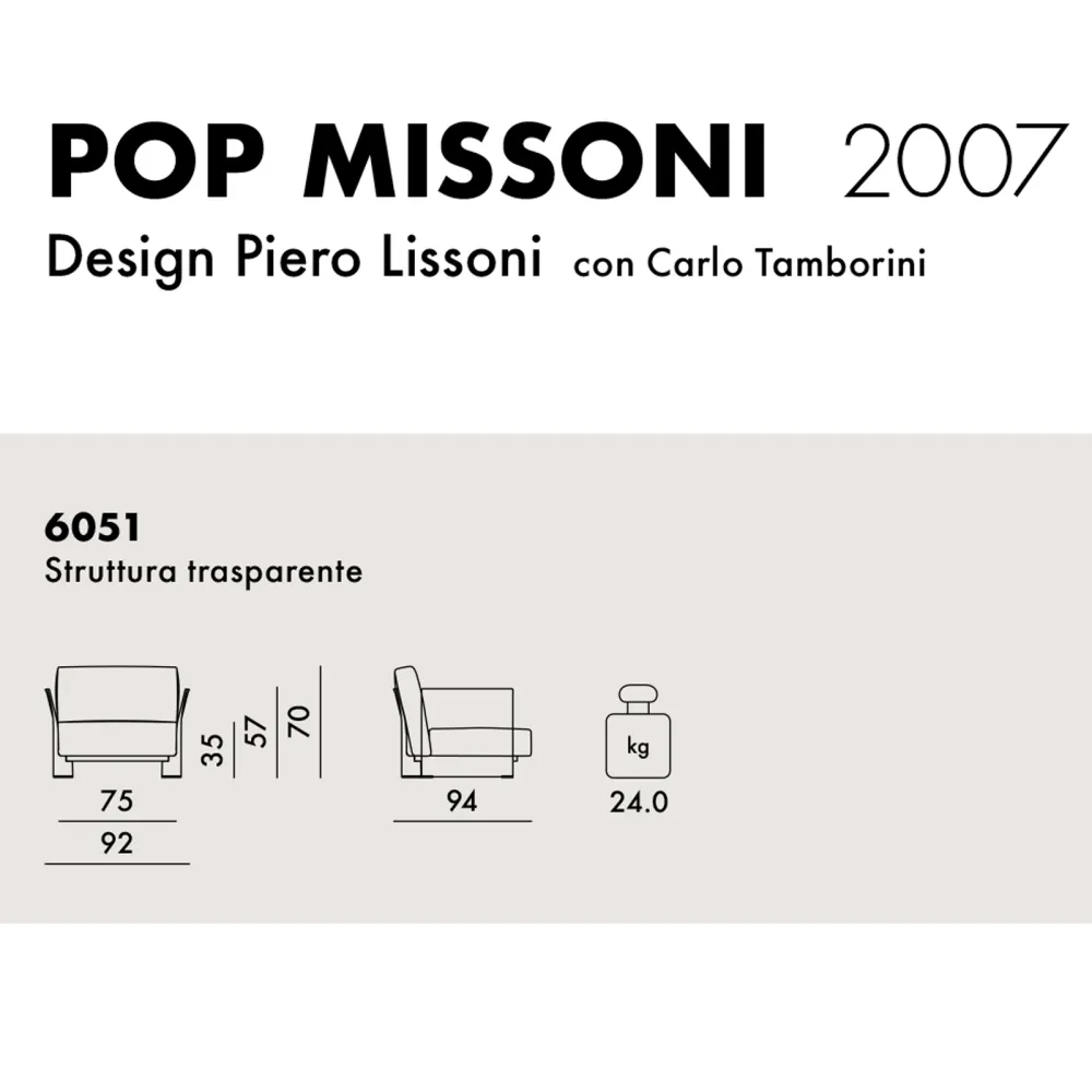 Kartell POP MISSONI Sessel
