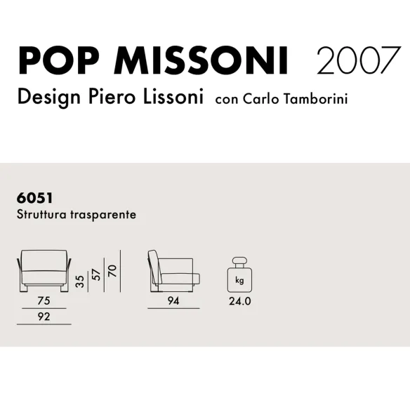Kartell POP MISSONI Sillòn