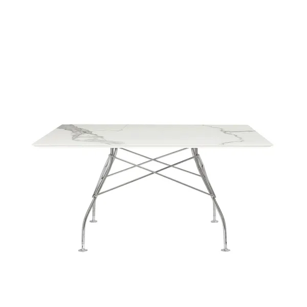 Kartell Glossy Marble Table carrée