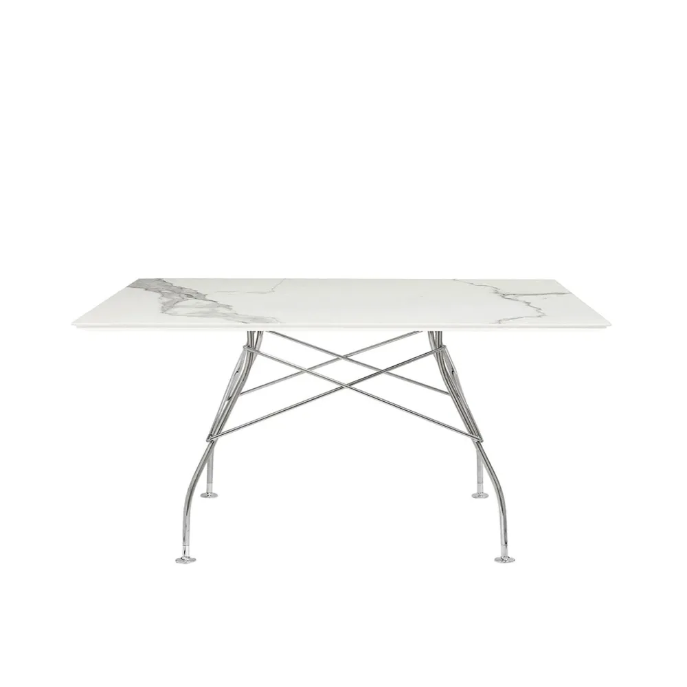 Kartell Glossy Marble Mesa cuadrada