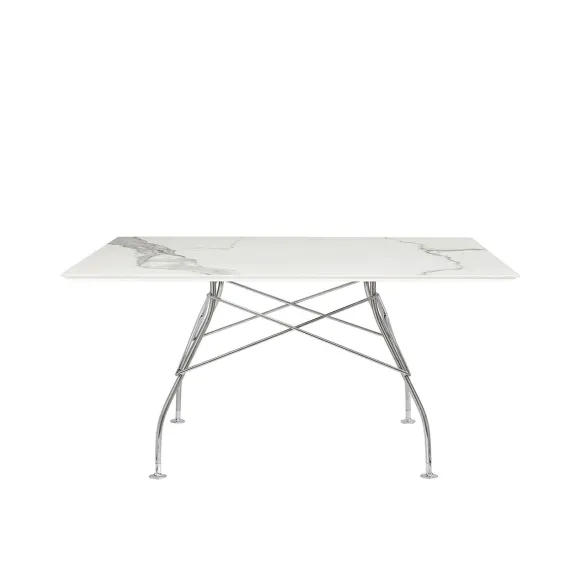 Kartell Glossy Marble Table carrée