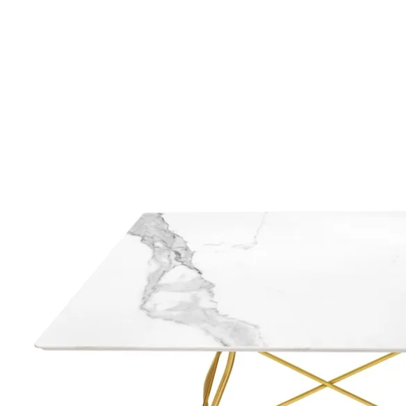 Kartell Glossy Marble Table carrée