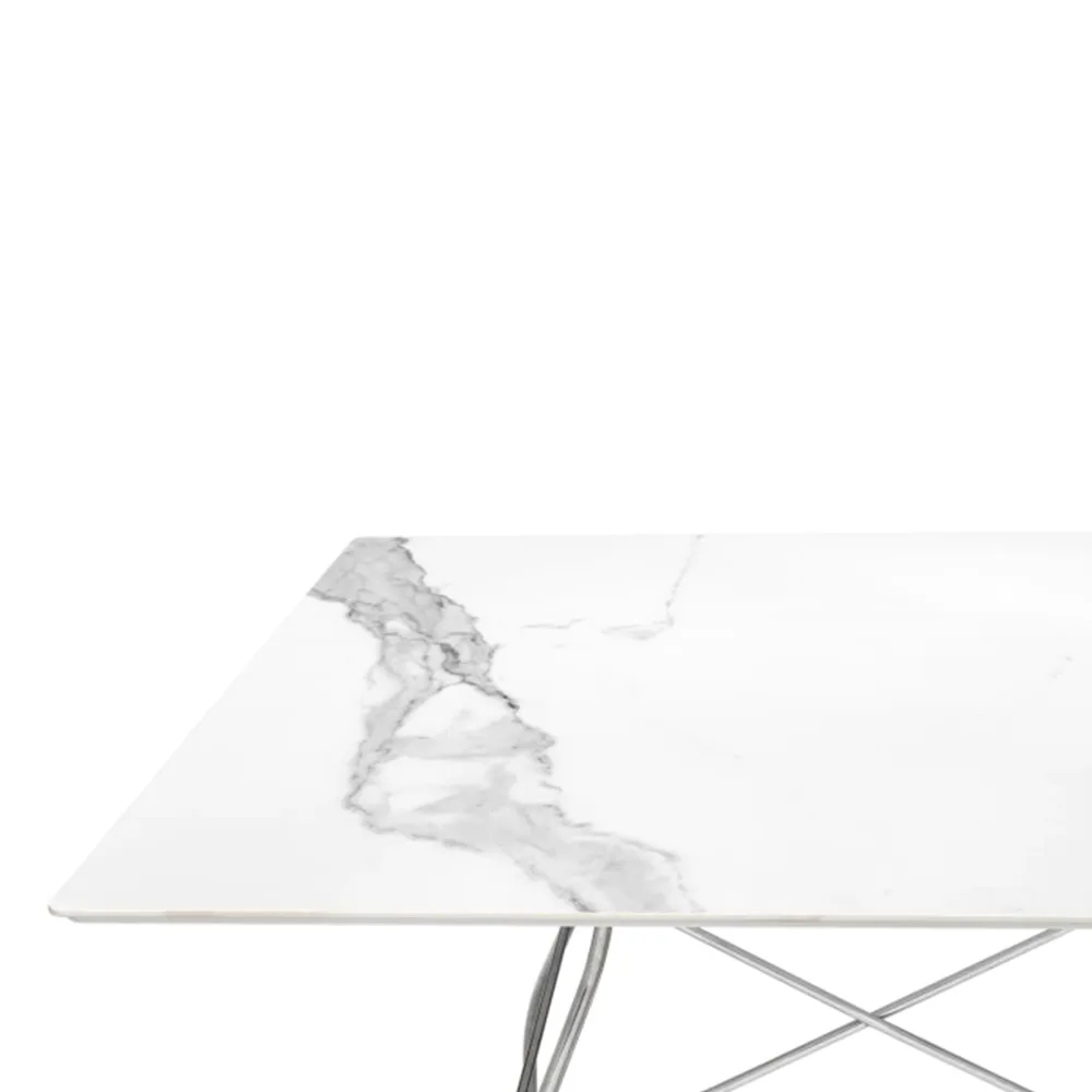 Kartell Glossy Marble Mesa cuadrada