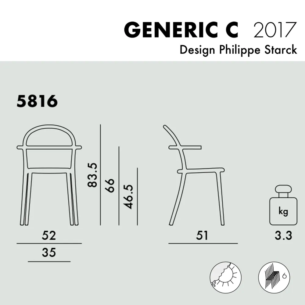 Kartell Generic C Stuhl