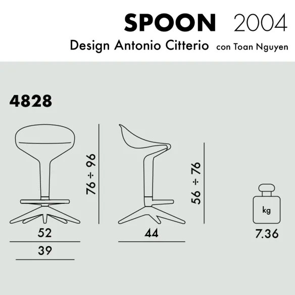 Kartell Spoon Stool