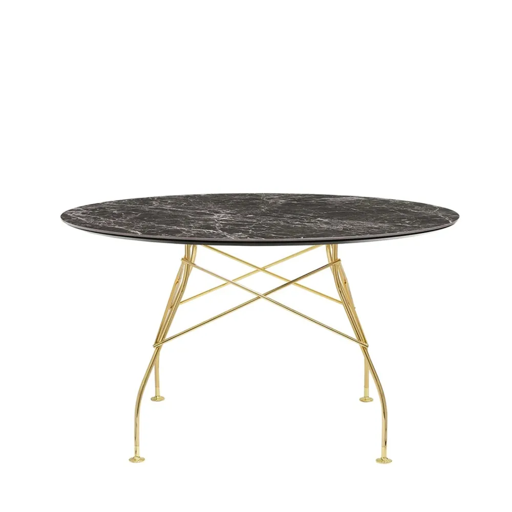 Kartell Glossy Marble Mesa redonda