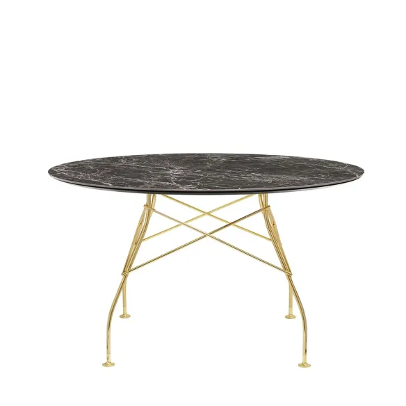 Kartell Glossy Marble Runder Tisch