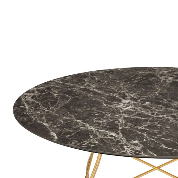 Kartell Glossy Marble Round table