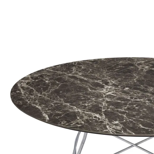 Kartell Glossy Marble Round table