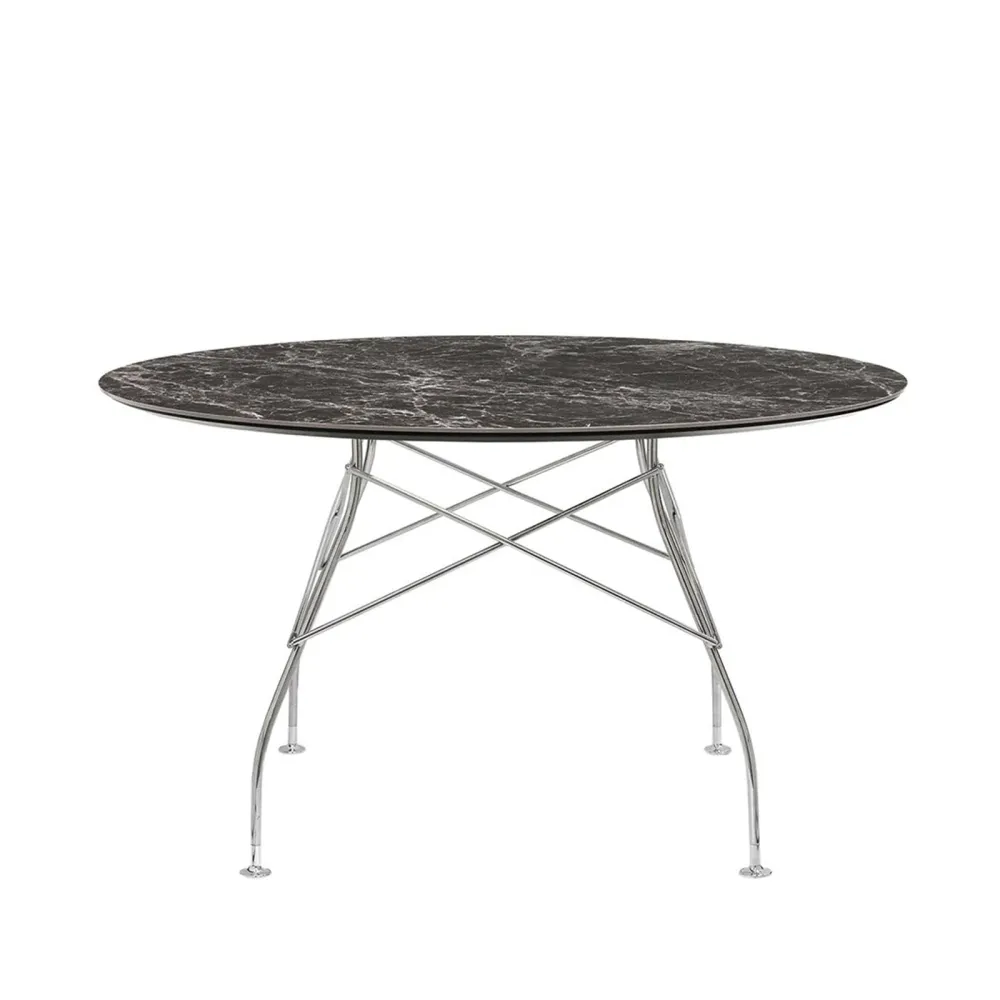Kartell Glossy Marble Mesa redonda