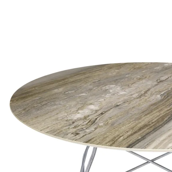 Kartell Glossy Marble Runder Tisch