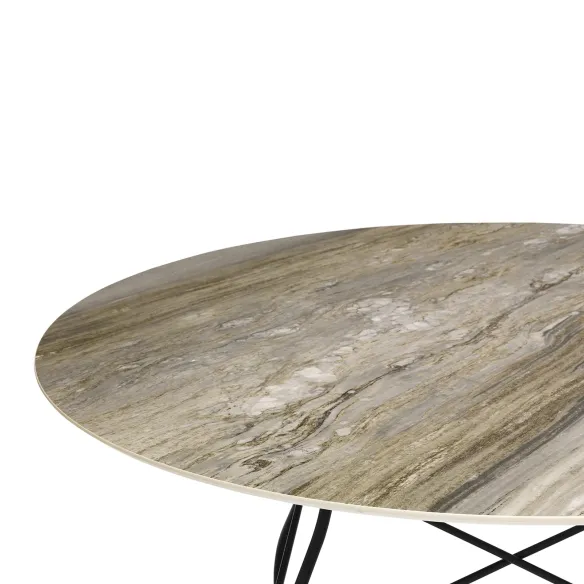 Kartell Glossy Marble Tavolo rotondo