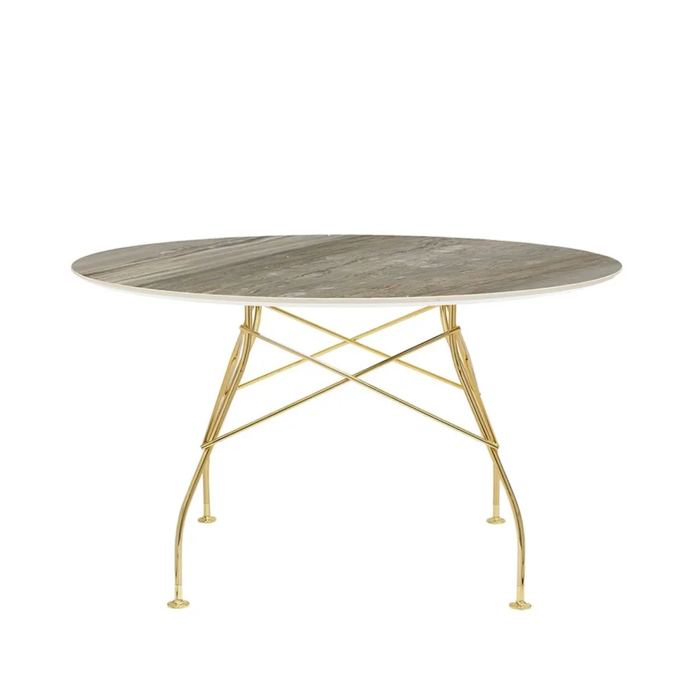 Kartell Glossy Marble Tavolo rotondo