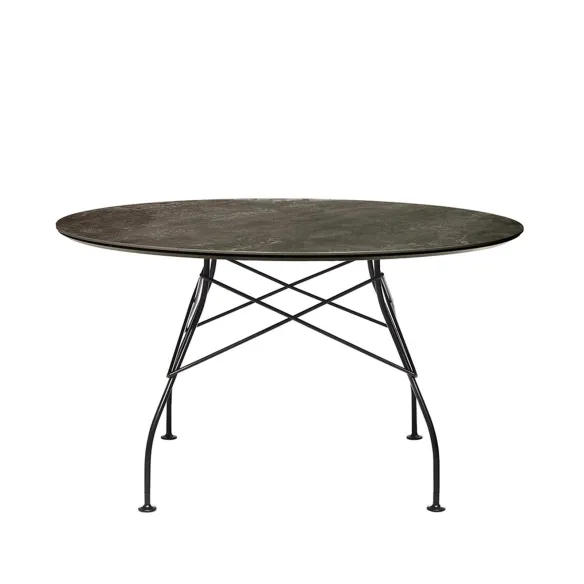 Kartell Glossy Marble Runder Tisch