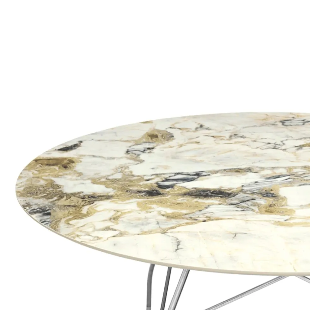 Kartell Glossy Marble Round table