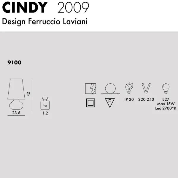Kartell Cindy Table lamp 2