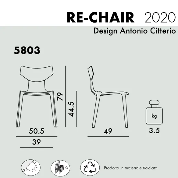 Kartell Re-chair Stuhl