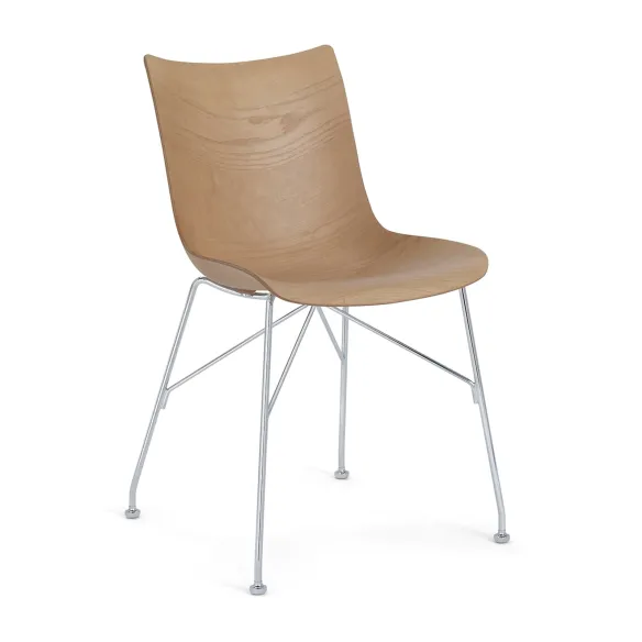 Kartell P/Wood Stuhl