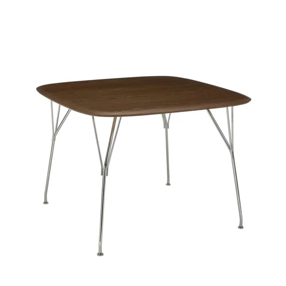 Kartell Viscount of wood Table carrée
