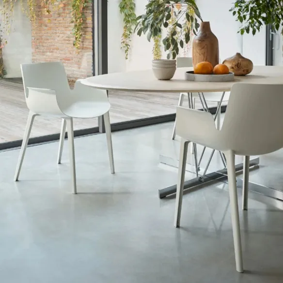 Kartell Viscount of wood Mesa redonda