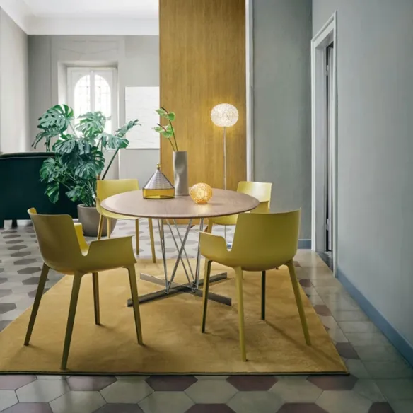 Kartell Viscount of wood Runder Tisch