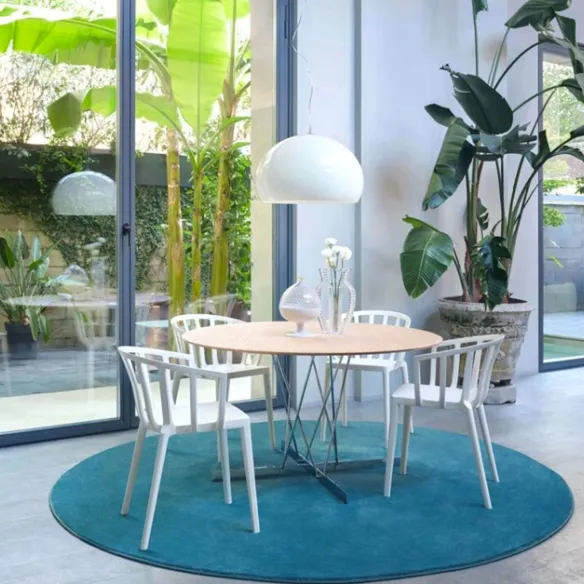 Kartell Viscount of wood Mesa redonda