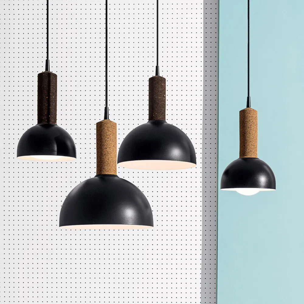 Suspension lamp Discipline Korlux Semispherical