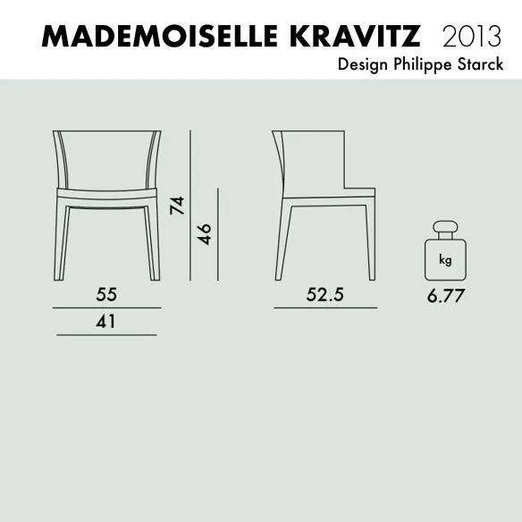 Kartell Mademoiselle Kravitz Poltroncina