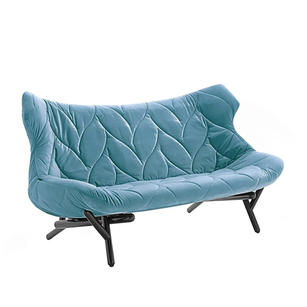 Kartell Foliage Velluto Two Seater Sofa