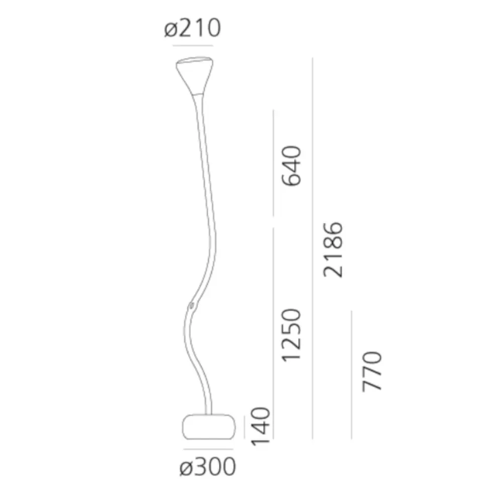 Bodenlampe Artemide Pipe